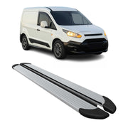 2014-2019 Ford Transit Connect L1 Short Running Boards Side Steps Silver