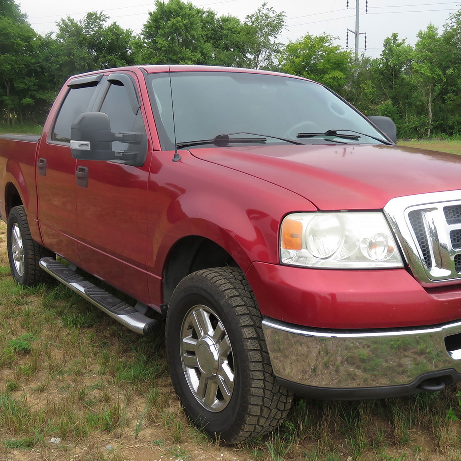 2007-2014 Ford F-150 Heated Towing Mirrors Clear Lens Turn & Puddle Lights