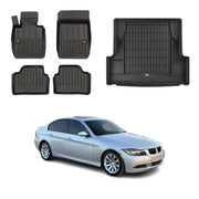 OMAC Floor Mats & Cargo Liners for BMW 3 Series Sports Wagon E91 2006-2012 RWD