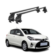 2007-2012 Toyota Yaris Hatchback Roof Rack Cross Bars Black