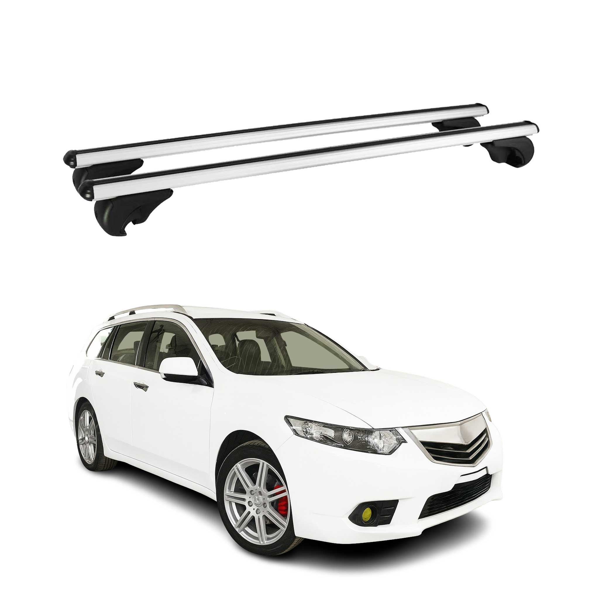 2011-2014 Acura TSX Sport Wagon Roof Rack Cross Bars Luggage Carrier 2 Pcs