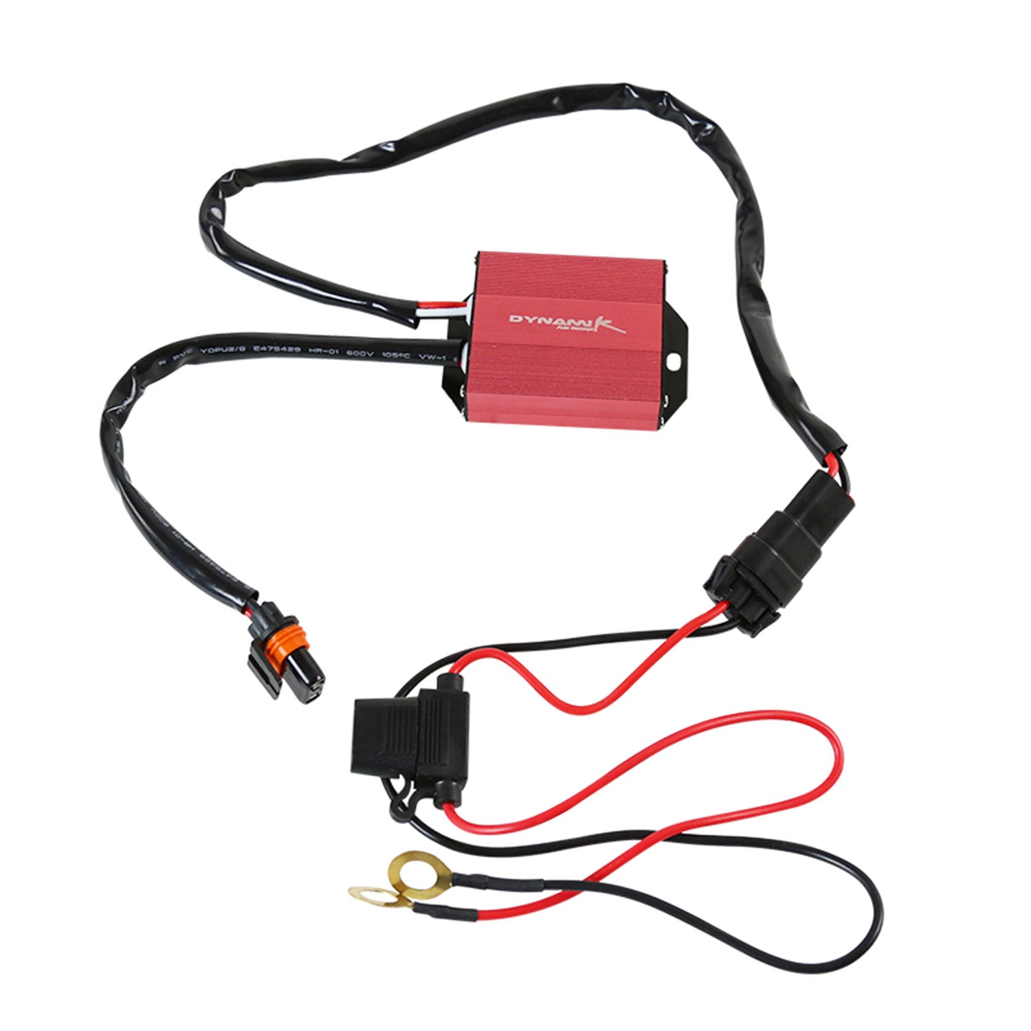 Universal 9' 14 Gauge Fog Lights Wiring Kit 2 Connectors Fuse Relay & Remote