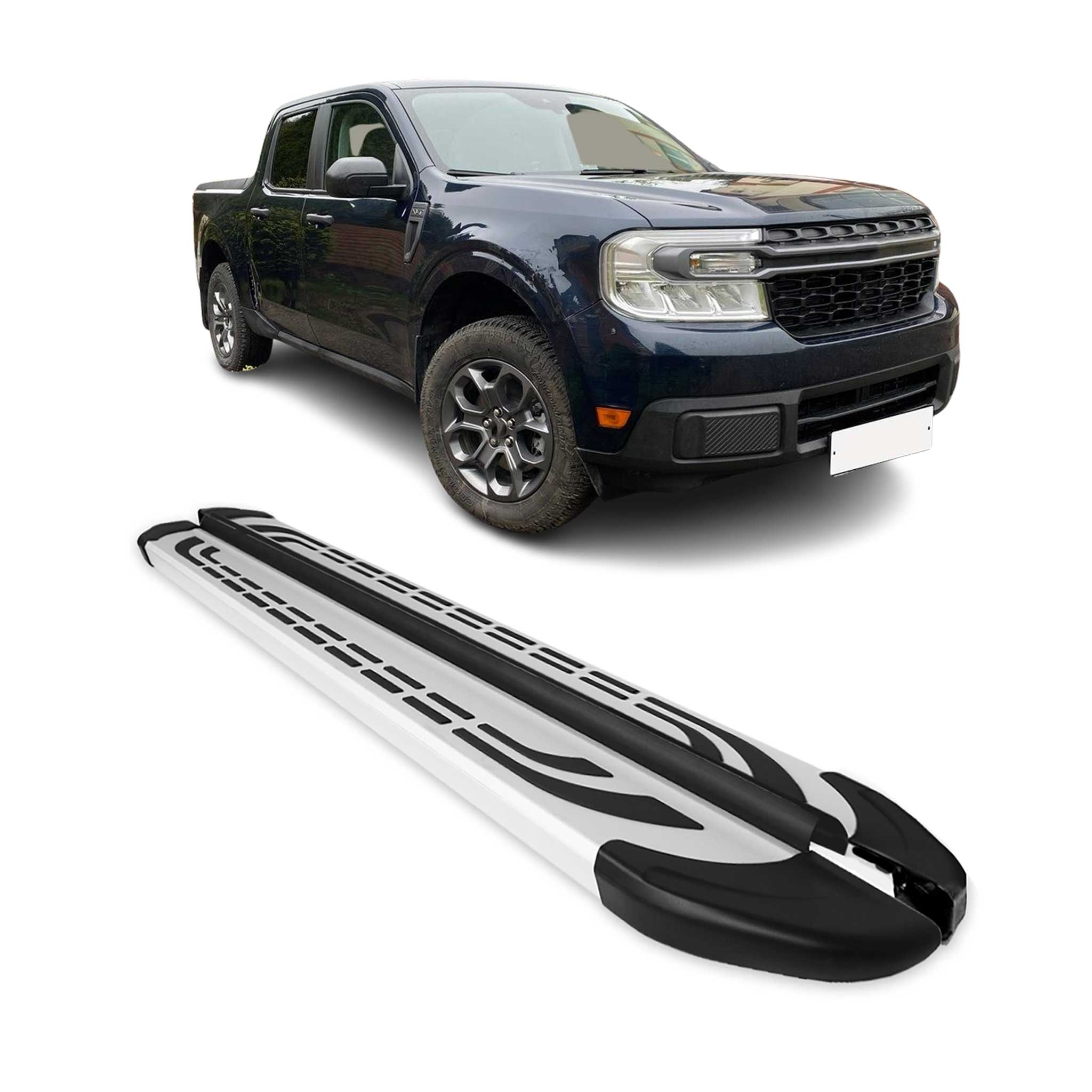 2022-2024 Ford Maverick Nerf Bar Side Step Running Boards Alu 2x