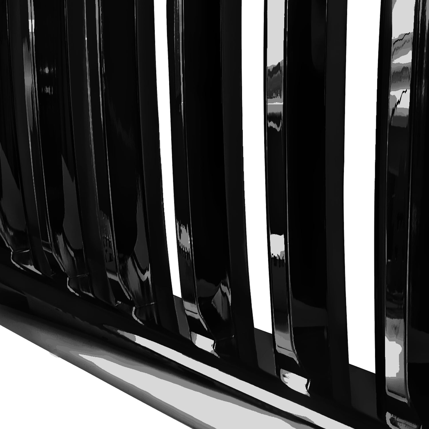 1994-2002 Dodge RAM Glossy Black ABS Vertical Grille