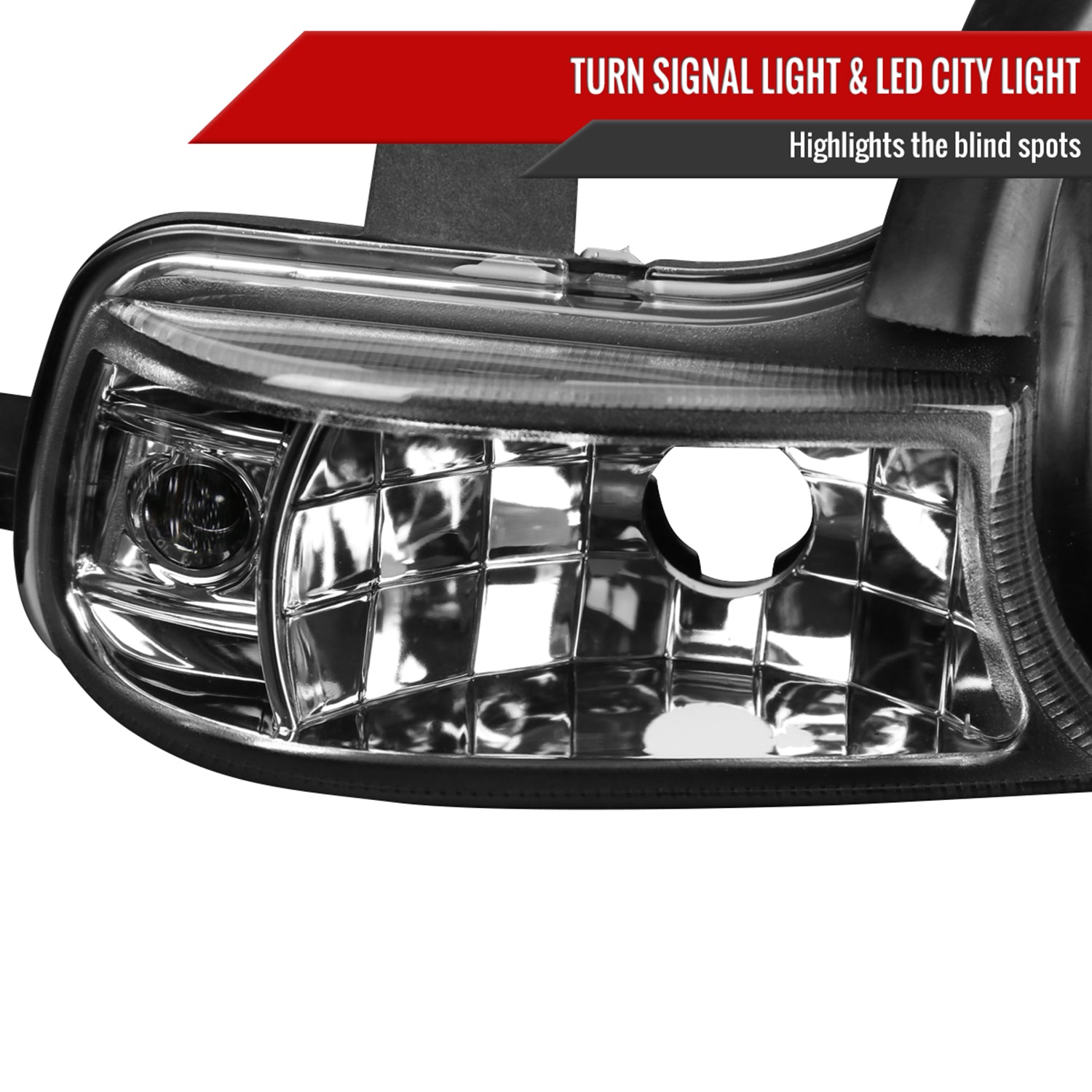 2000-2002 Dodge Plymouth Neon Dual Halo Projector Headlights Matte Black/Clear