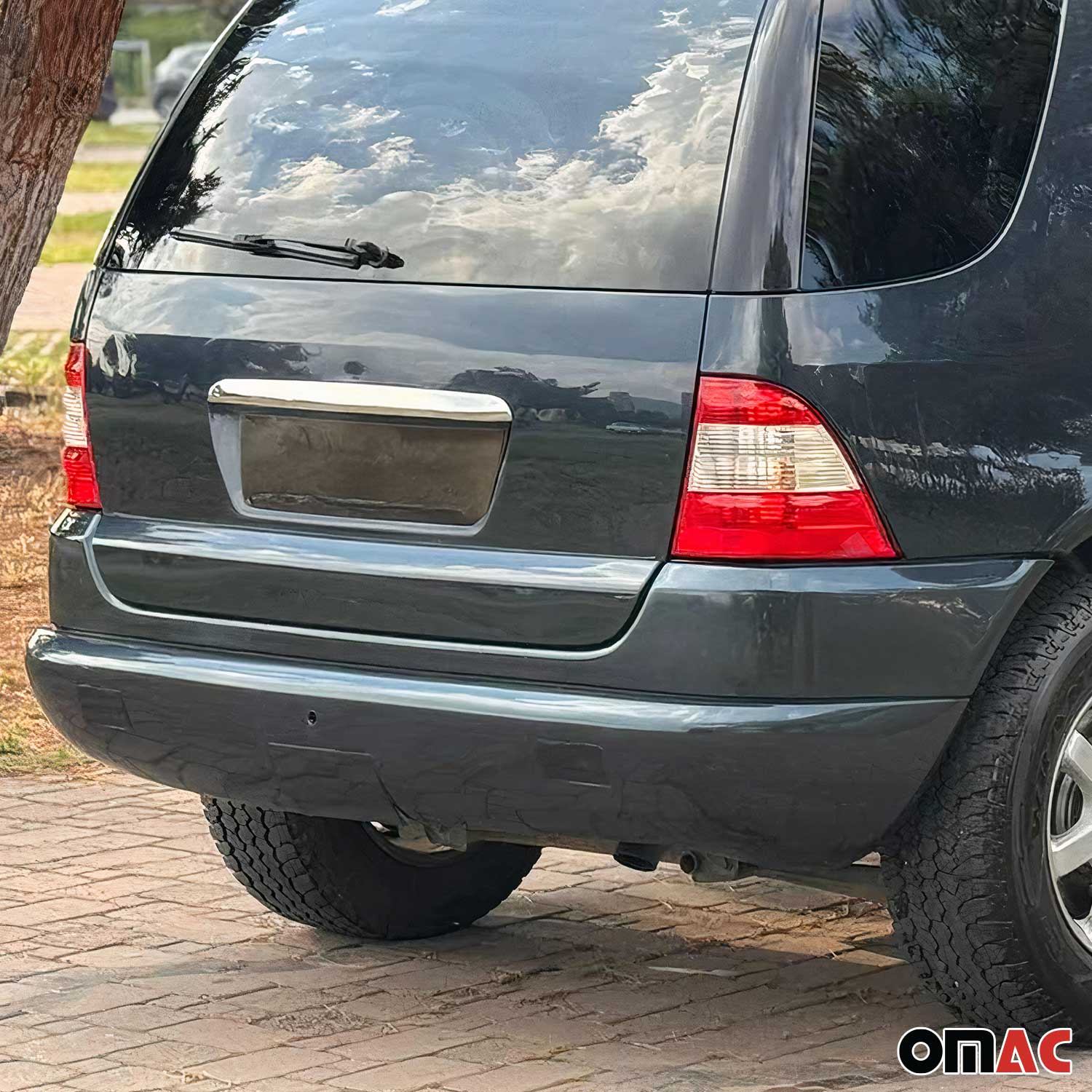 1997-2005 Mercedes M ML Class W163 Rear Trunk Tailgate Handle Cover Stainless Steel