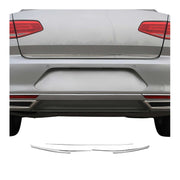 2015-2019 VW Passat B8 Rear Trunk Molding Trim Stainless Steel Silver 3 Pcs