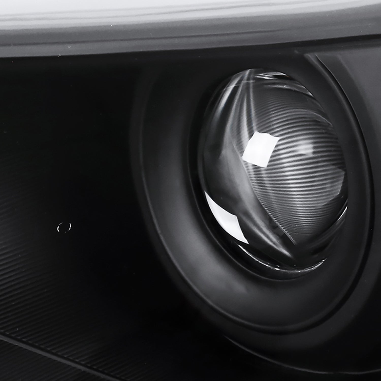 2015-2017 Toyota Camry Projector Headlights Amber Reflectors Matt Black/Clear