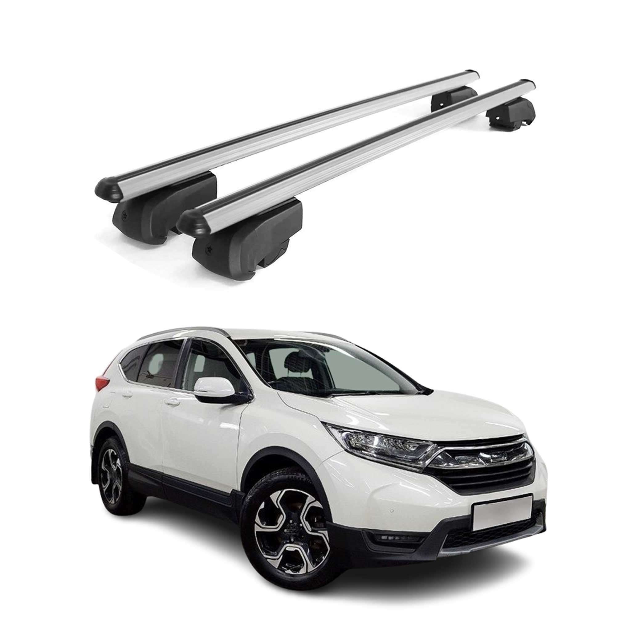 2017-2022 Honda CR-V Roof Rack Cross Bars Silver