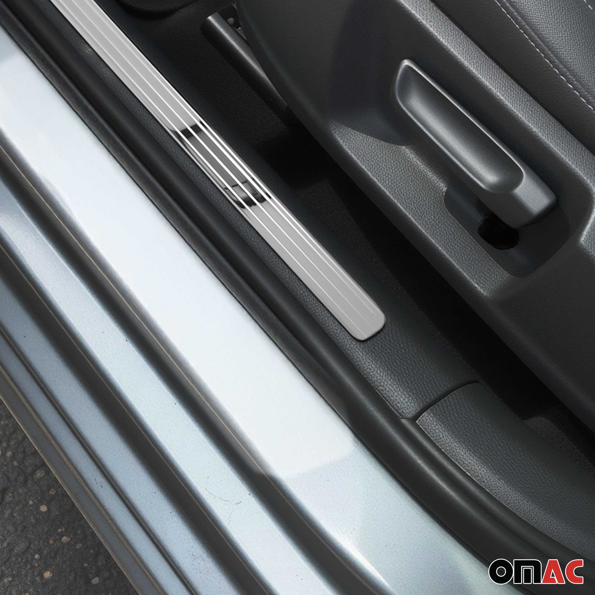 2015-2021 VW Golf Mk7 Door Sill Scuff Plate Scratch Protector Stainless Steel 4 Pcs