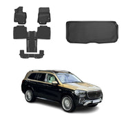 Floor Mats & Cargo Liners for Mercedes GLS Class X167 2020-26 7 Passenger Seats