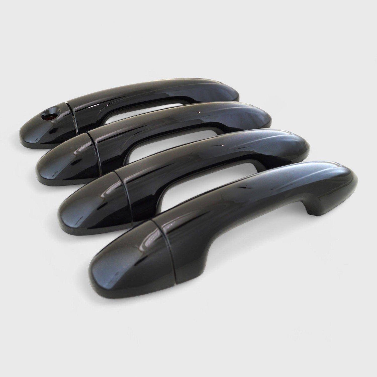 2013-2018 Toyota RAV4 Door Handle Cover Gloss Black 8Pcs ABS Plastic