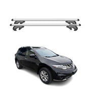 2009-2014 Nissan Murano Roof Rack Cross Bars Silver