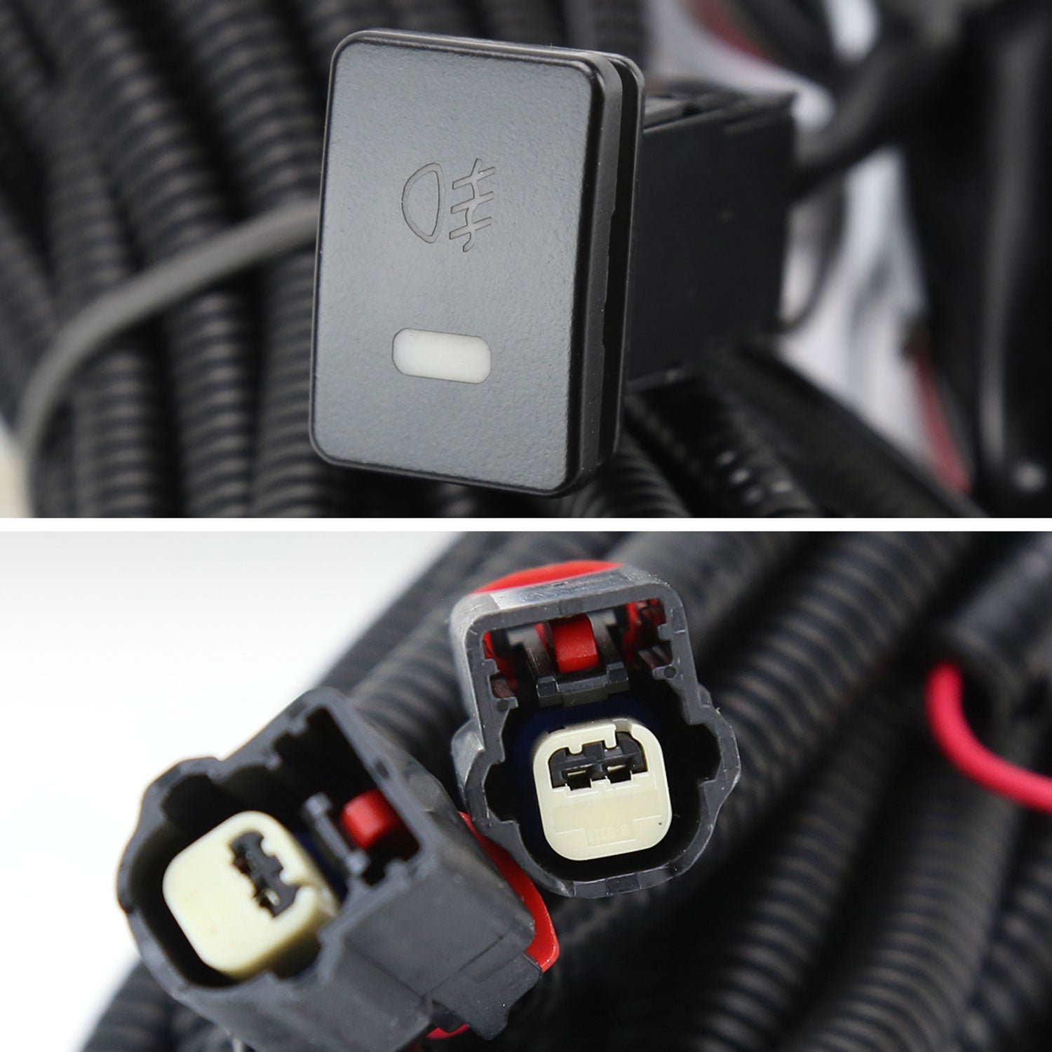 2020-2021 Toyota C-HR LED Fog Light Kit Chrome Housing/Clear Lens