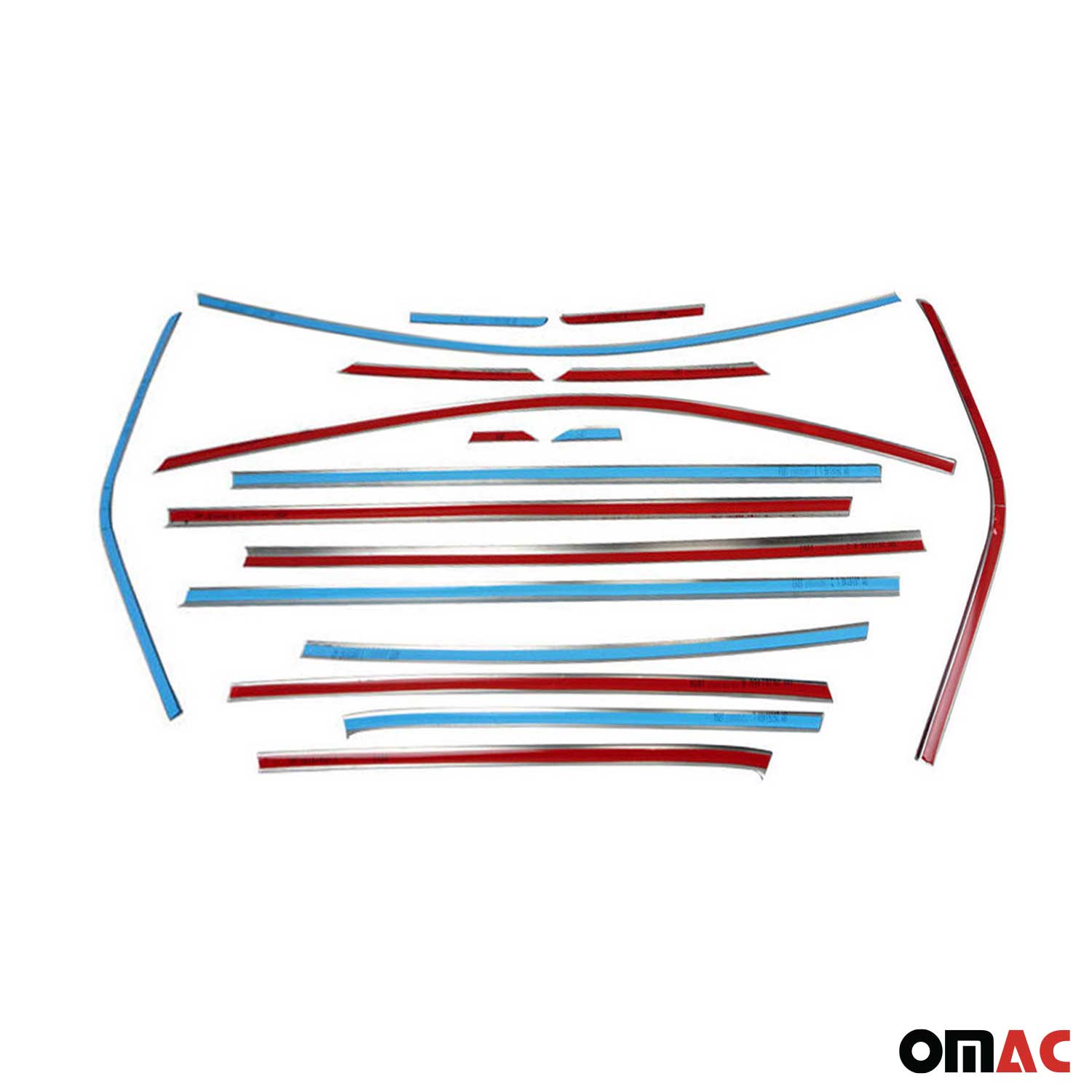 2013-2019 Ford Escape Window Molding Trim Streamer Stainless Steel 18x