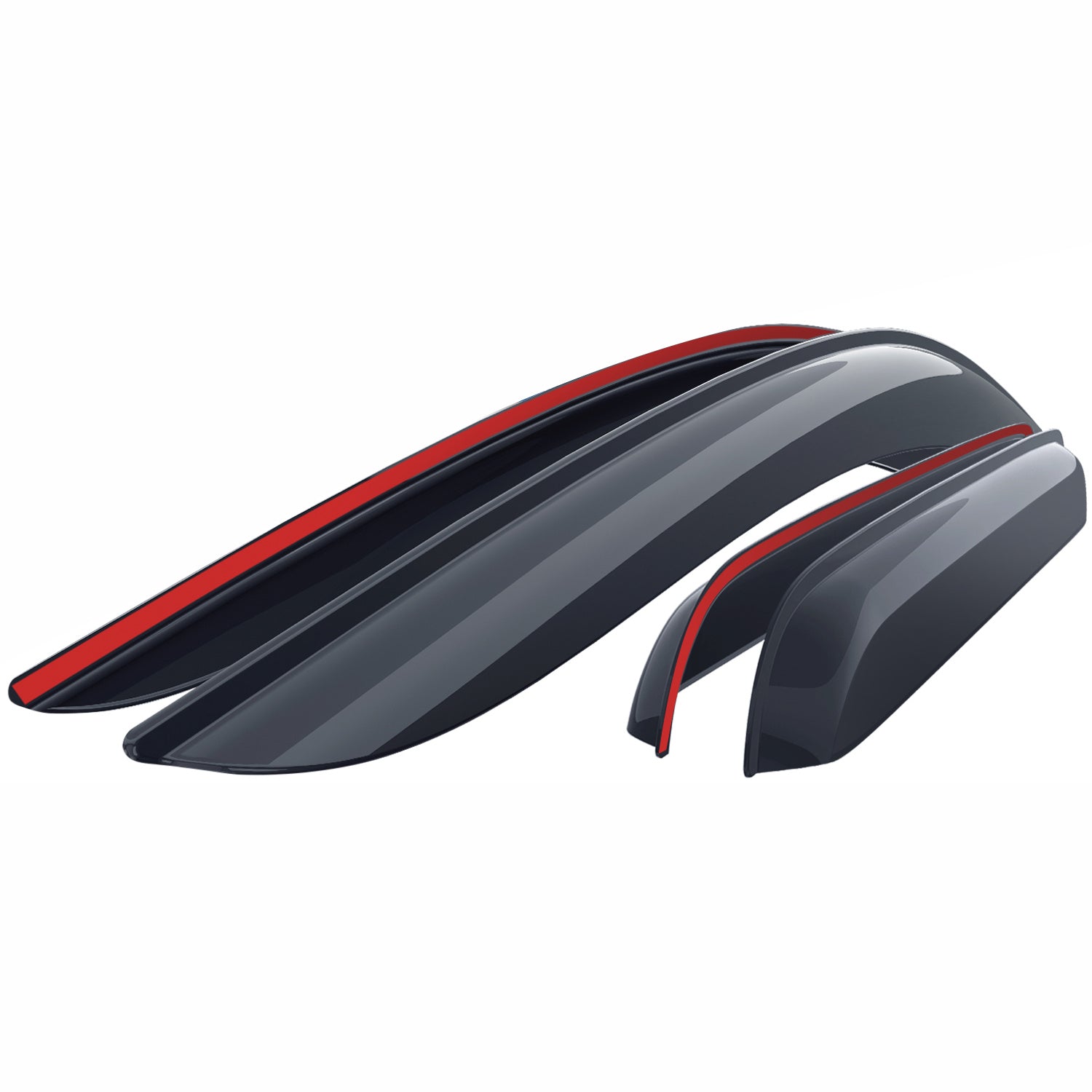 Goodyear Wind Deflectors for Nissan Sentra 2020-2025 Tape-On Premium Smoke 4 pcs