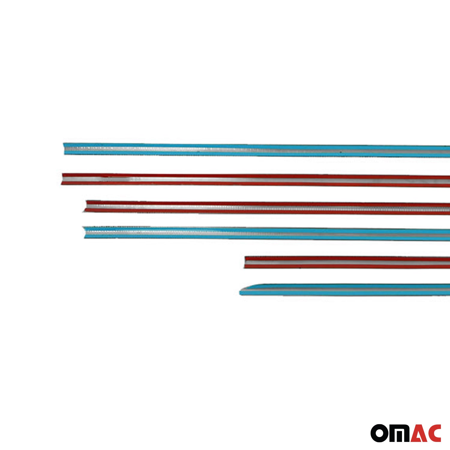 2015-2019 Volkswagen Golf SportWagen Window Molding Trim Streamer Stainless Steel