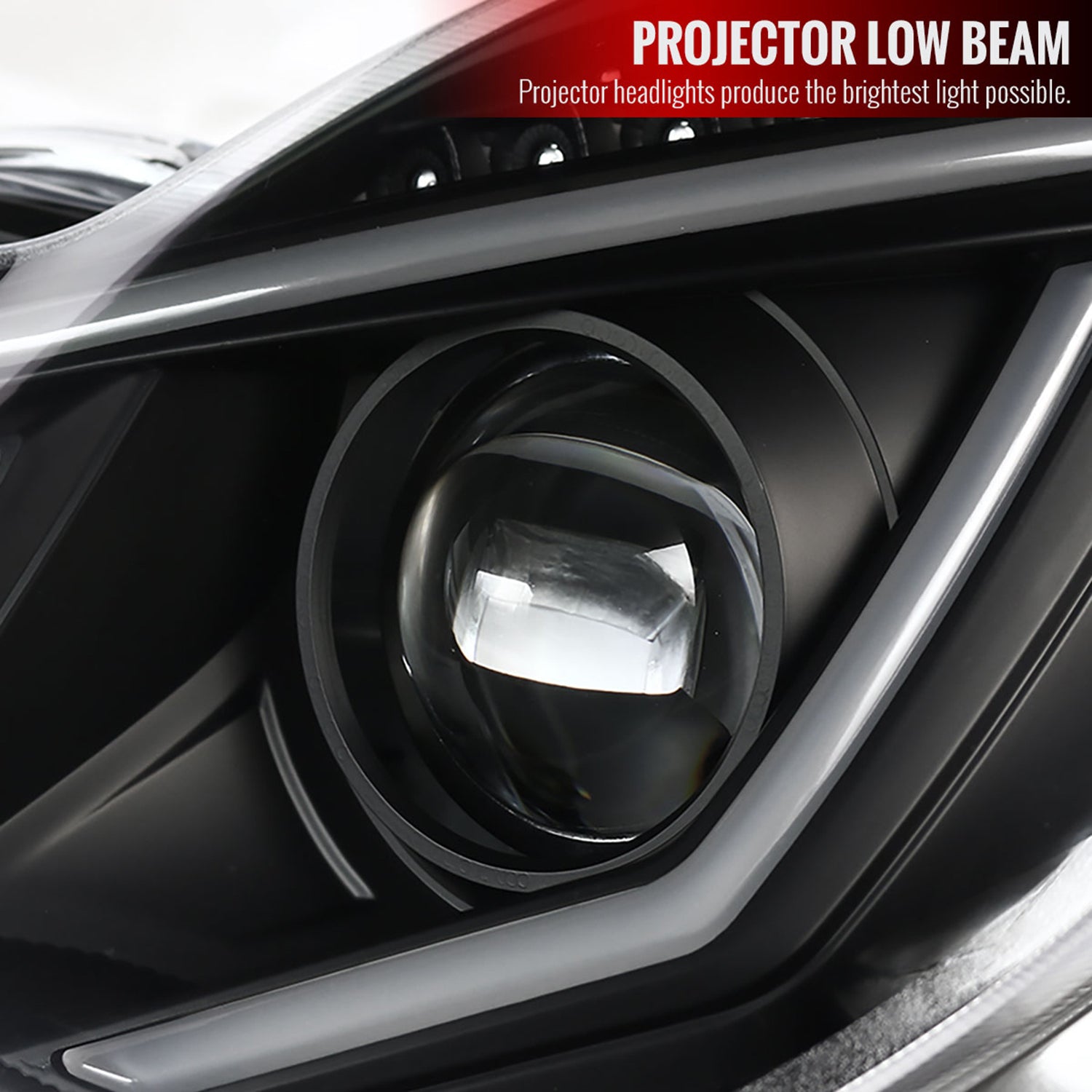 2001-2007 Mercedes W203 C Class Sedan Headlights LED Light&LED Signal Black