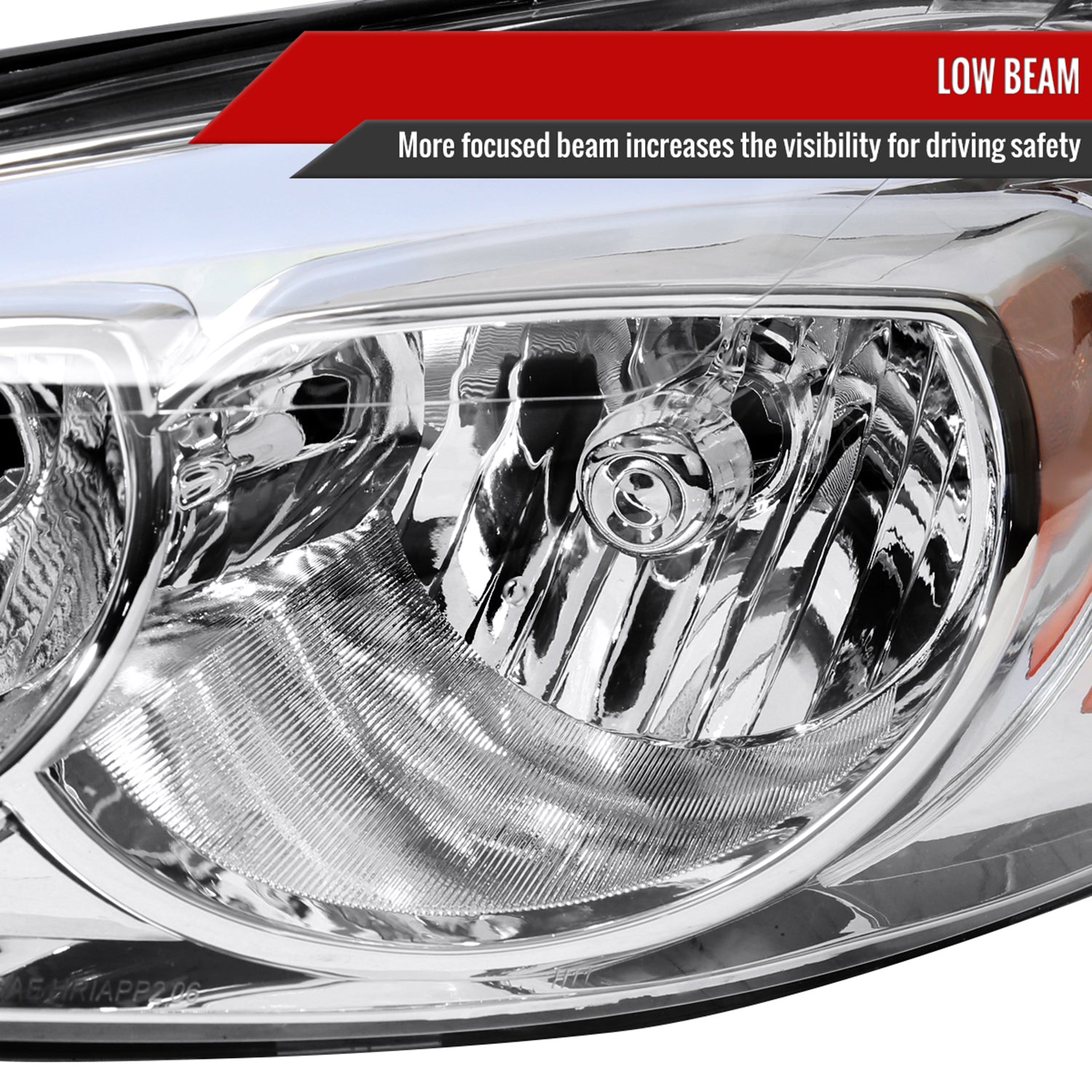 2006-2013 Chevy Impala/Monte Carlo/Impala Limited Factory Headlights Chrome