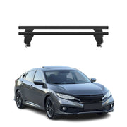 2016-2021 Honda Civic Sedan Roof Rack Cross Bars Black