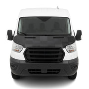2015-2026 Ford Transit Car Bonnet Mask Hood Bra Black Full Cover Chequered