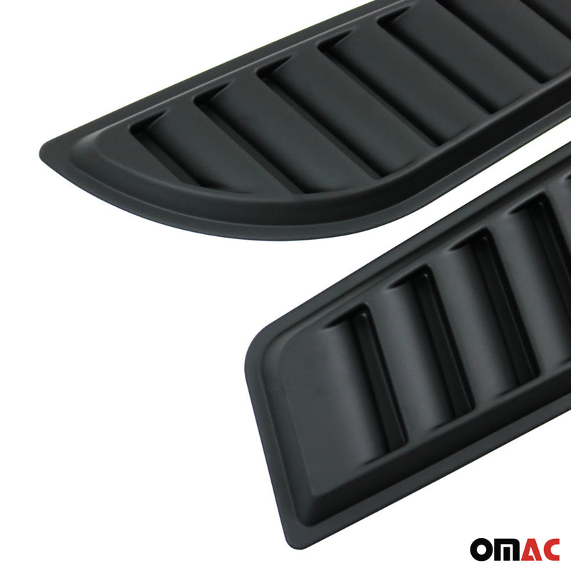 Hood Scoop Vent Air Flow Intake for Audi Q3 Black 2 Pcs