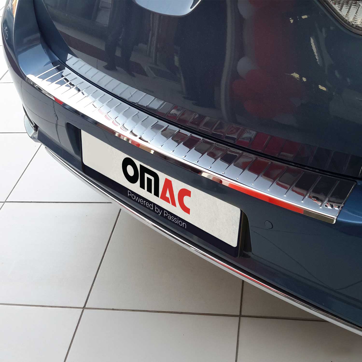 2017-2018 Toyota Corolla iM Rear Bumper Guard Stainless Steel Glossy