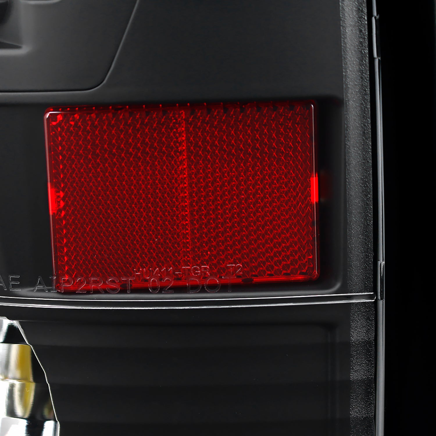 2007-2009 Dodge RAM LED Tail Lights Matte Black Housing/Clear Lens