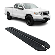 2004-2014 Ford F-150 Super Cab Nerf Bar Side Step Running Boards Alu 2x