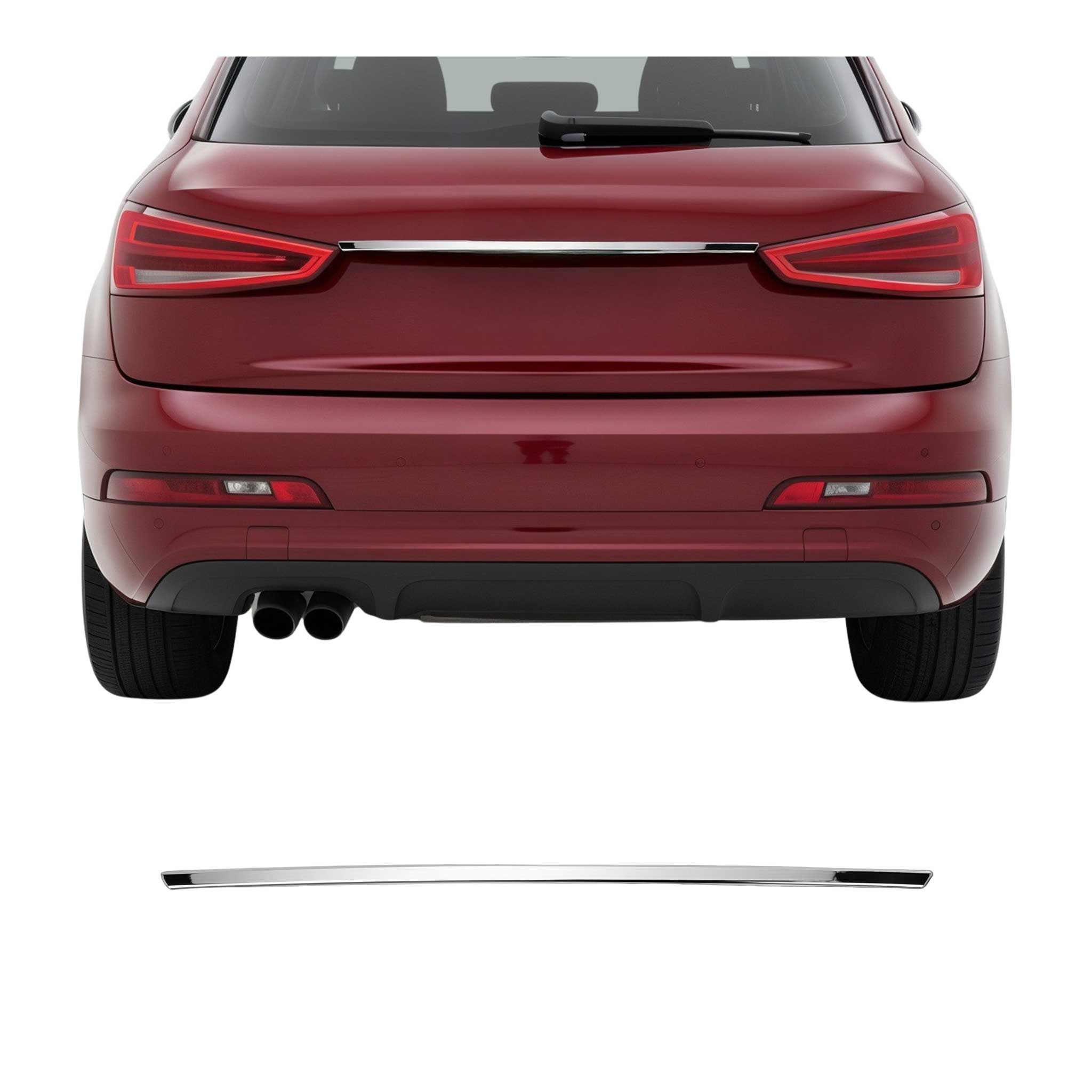 2013-2018 Audi Q3 (8U) Trunk Tailgate Door Handle Cover Stainless Steel