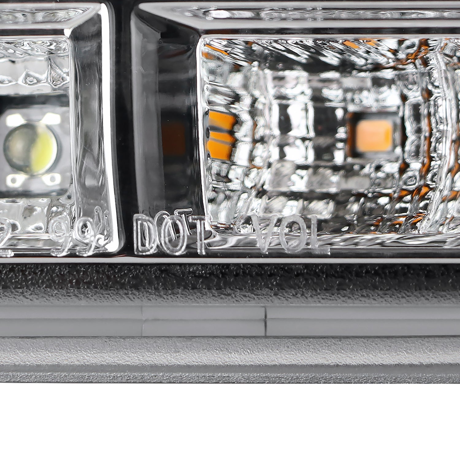 1999-2007 GMC Sierra/Yukon/Yukon XL Bumper Lights Turn Signal Lights Chrome