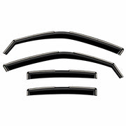 Clim Art Wind Deflectors for Nissan Rogue 2014-2020 Shatterproof Dark Smoke 4x