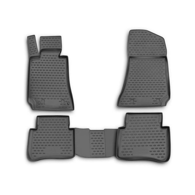 2010-2013 Mercedes E Class W212 Sedan Floor Mats Liners Full Set All Weather Black