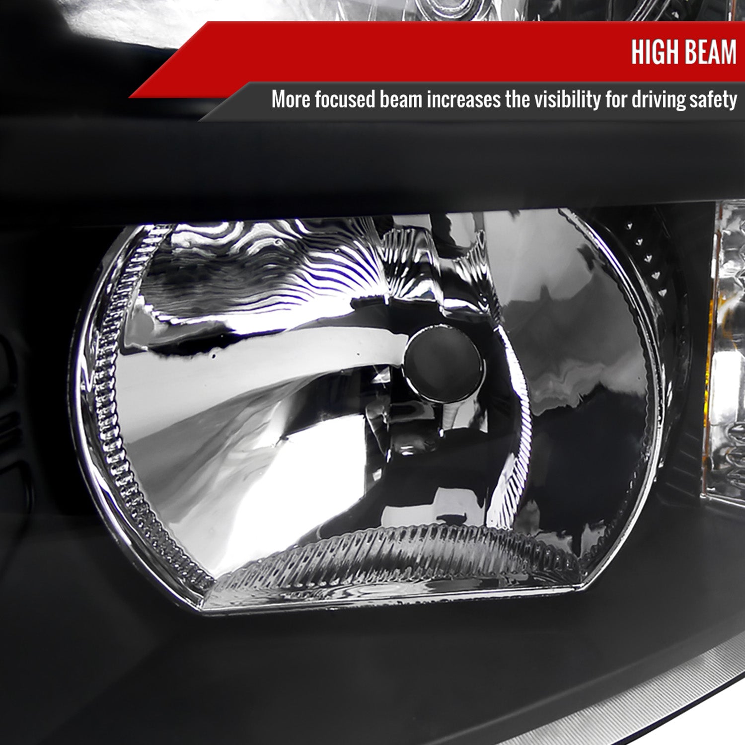 2007-2013 Chevy Silverado 1500/ 2500HD 3500HD Factory Headlights Matte Black