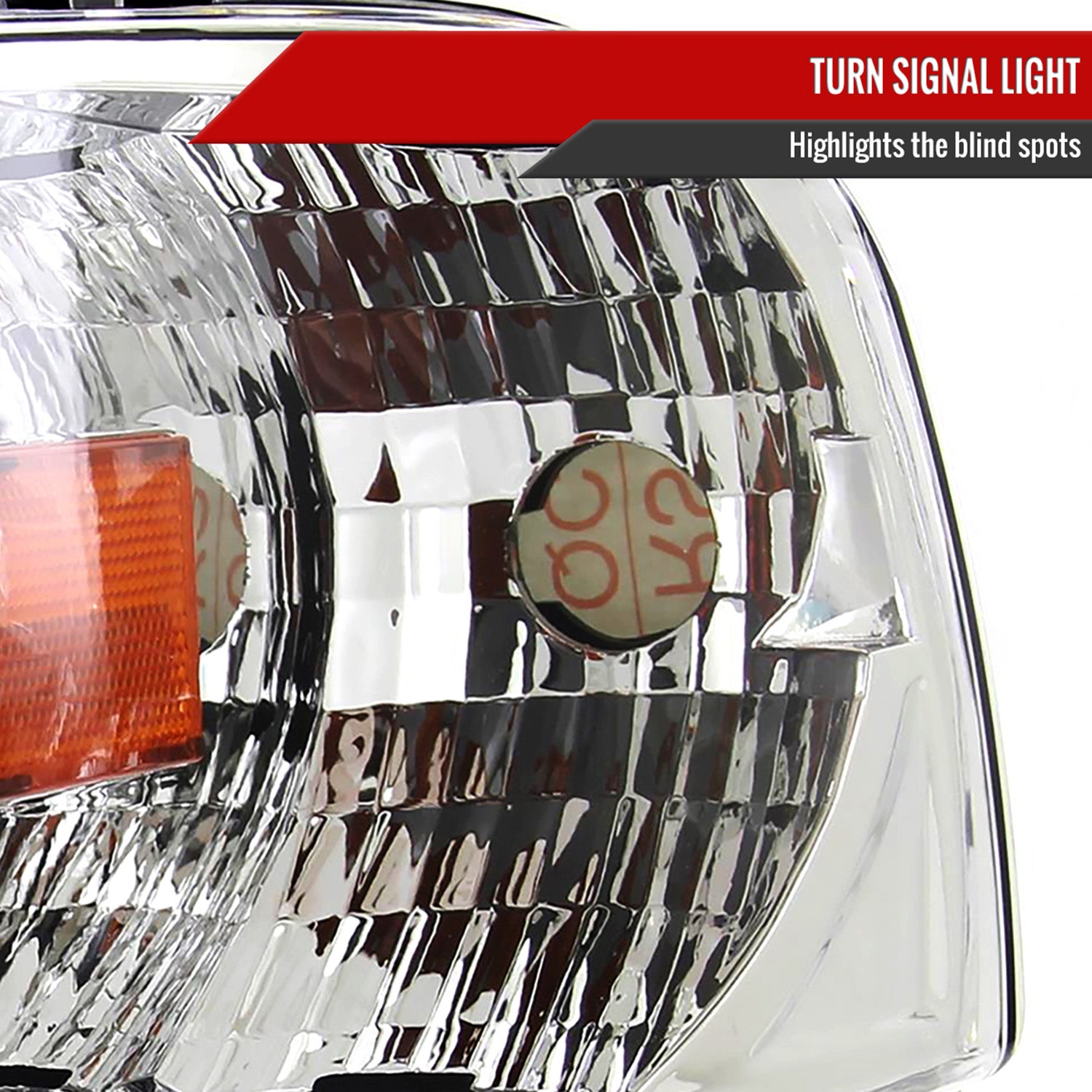 1994-2001 Dodge RAM 1500/ RAM 2500 3500 Crystal Headlights Chrome