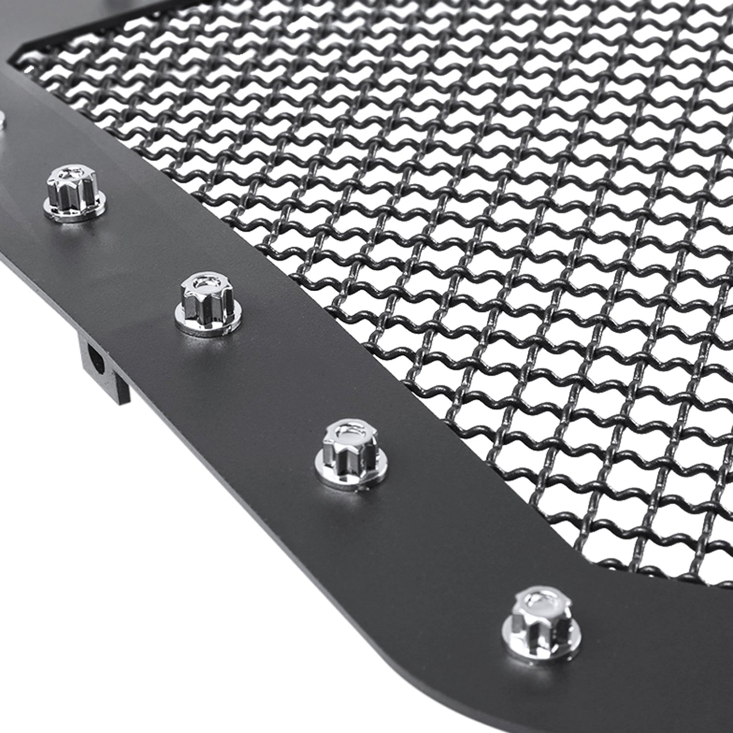 2016-2018 GMC Sierra 1500 Rivet Style Black S.Steel Mesh Grille Insert