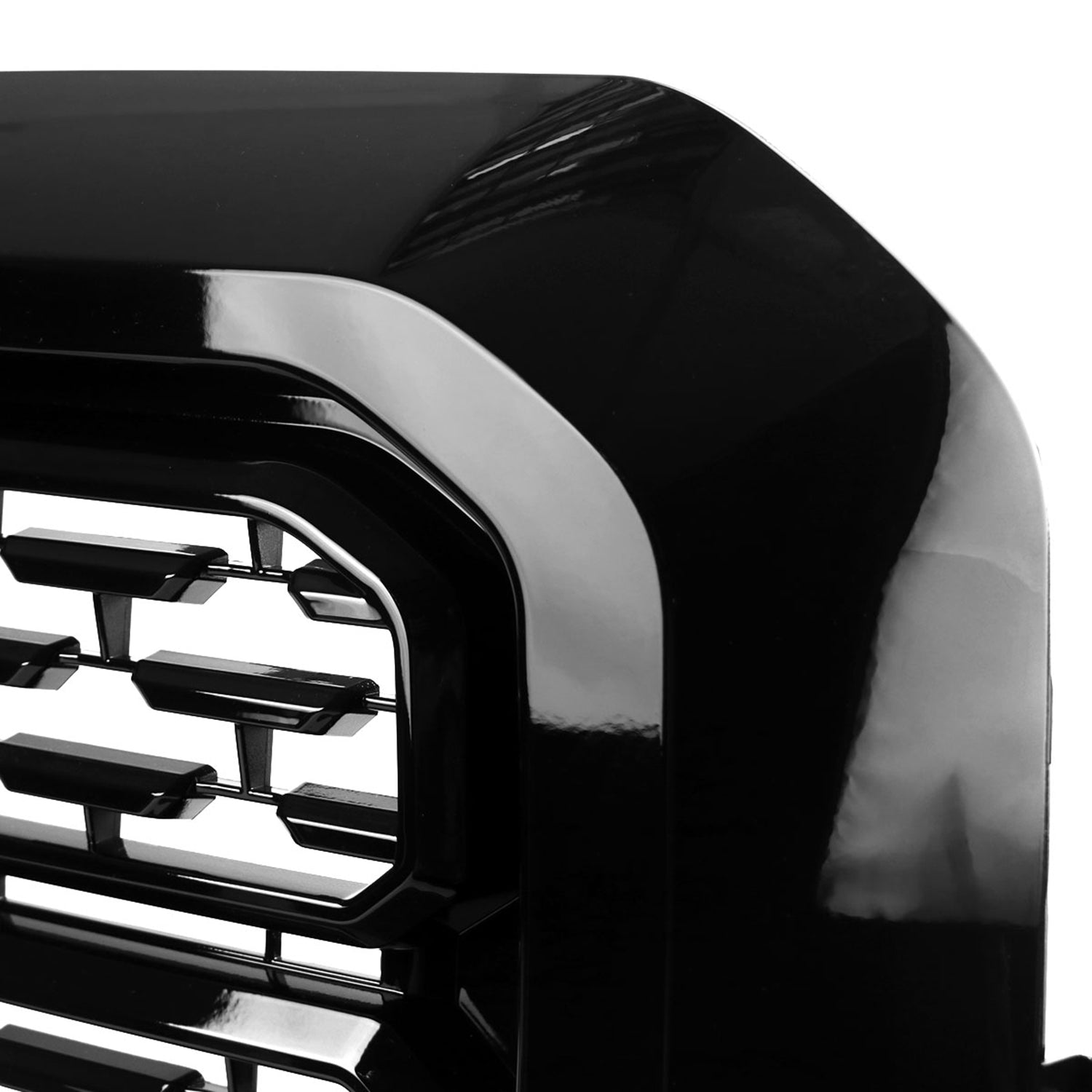 2019-2020 GMC Sierra 1500 Glossy Black ABS Mesh Grille