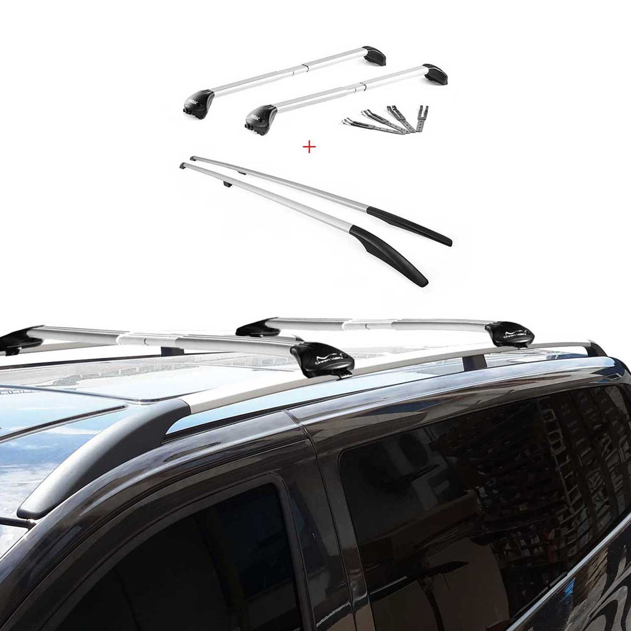 2013-2017 Subaru XV Crosstrek Roof Racks & Roof Rack Rails Silver