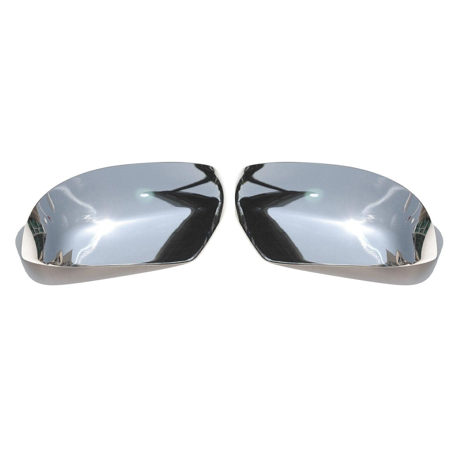 2010-2013 Lexus GX 460 Side Mirror Cover Caps Stainless Steel Silver 2 Pcs