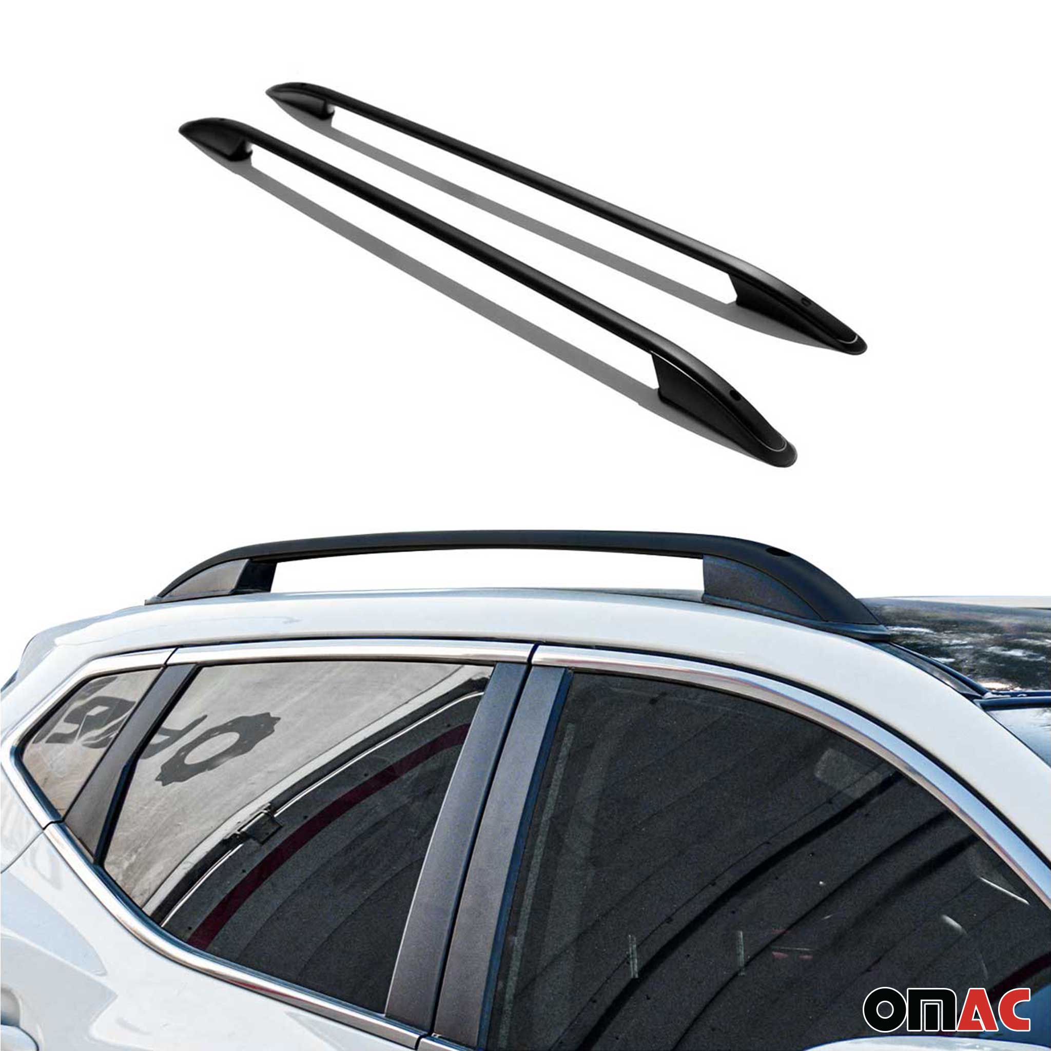 2006-2009 Land Rover Range Rover Sport Roof Rack Rails Side Rails Black