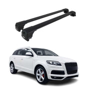 2007-2015 Audi Q7 Roof Rack Cross Bars Black