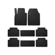 2022-2026 Jeep Wagoneer Floor Mats Liner 3-Row Car Semi-Custom fit Black 8 Pcs