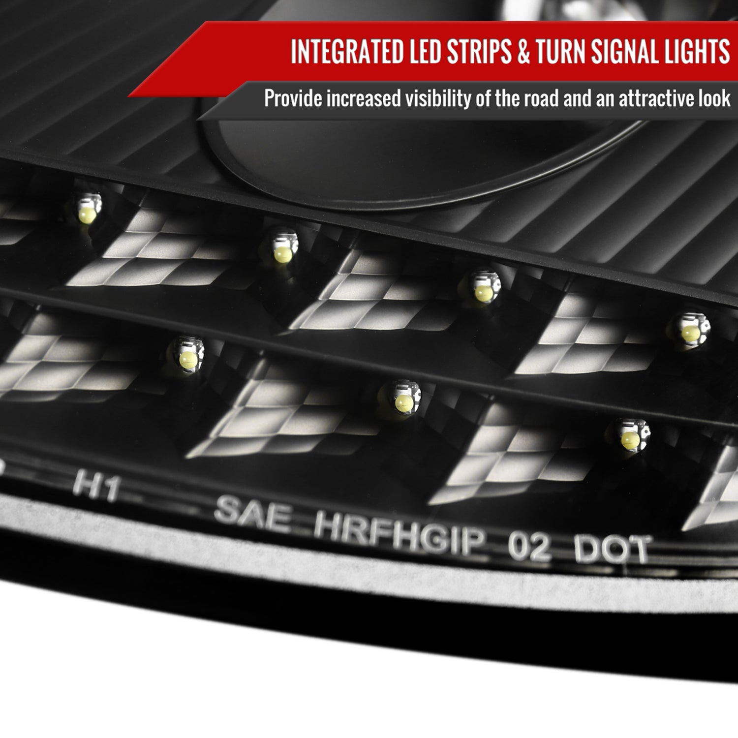 1997-2004 Porsche Boxster 986/911 996 LED Light Headlights Signal Lights Black