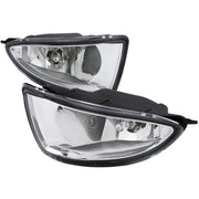 2004-2005 Honda Civic Coupe/Sedan H11 Fog Lights Kit - HZ Chrome/Clear Lens