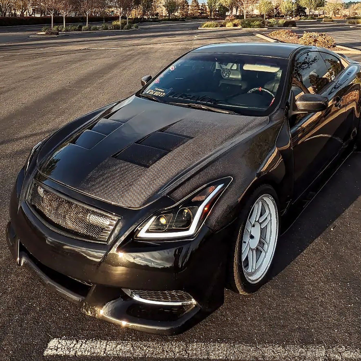 2008-2013 Infiniti G37/14-2015 Q60 Coupe/Convertible LED Signal Headlights Smoke