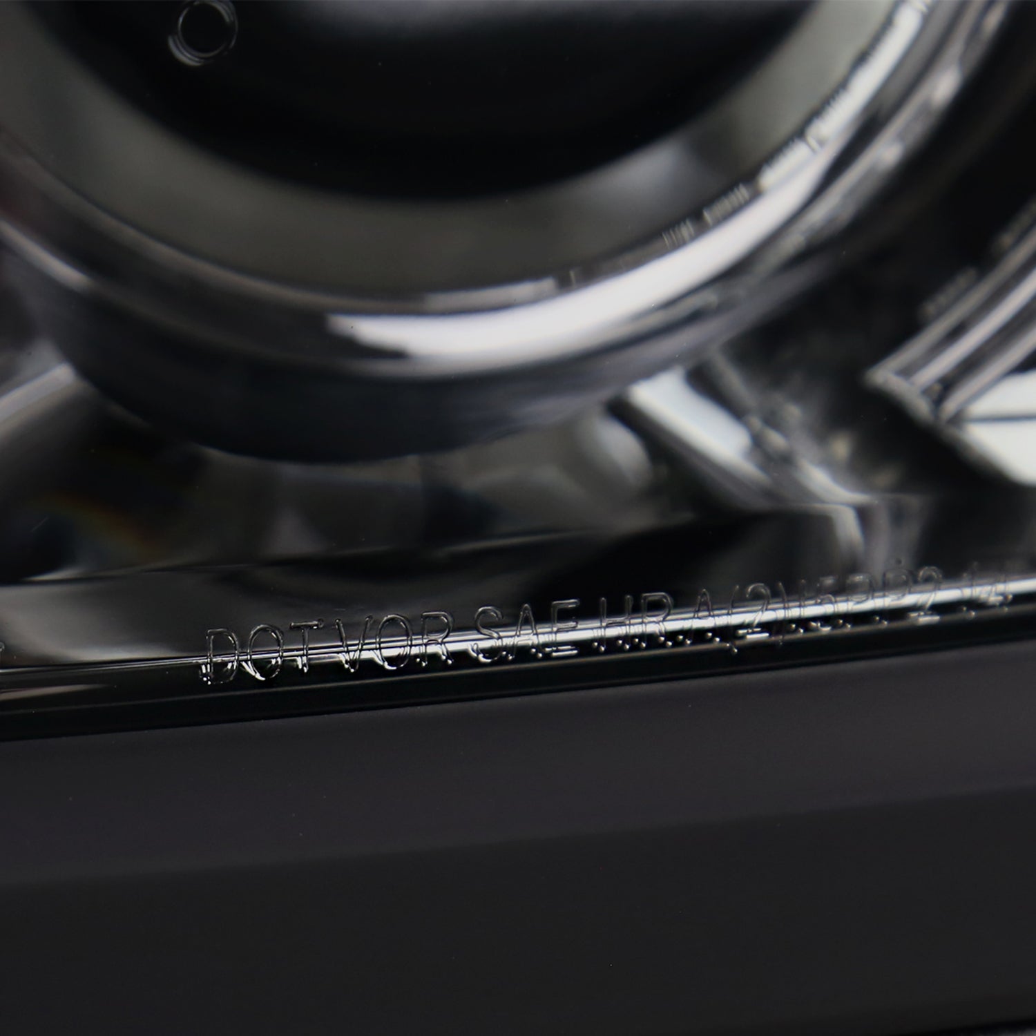 2014-2015 Chevy Silverado 1500 Projector Headlights Trim Black/Light Smoke