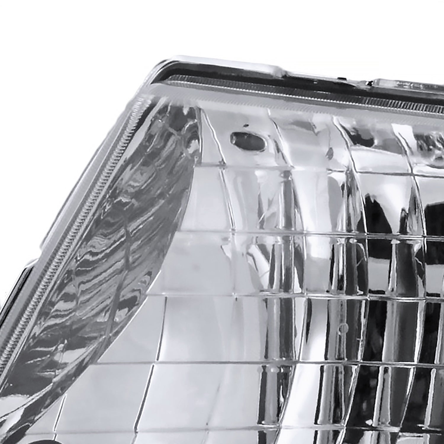 1998-2000 Ford Ranger Factory Style Crystal Headlights Chrome/Clear Lens