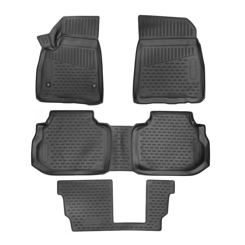 2020-2024 Cadillac XT6 Floor Mats Liners Full Set All Weather Black