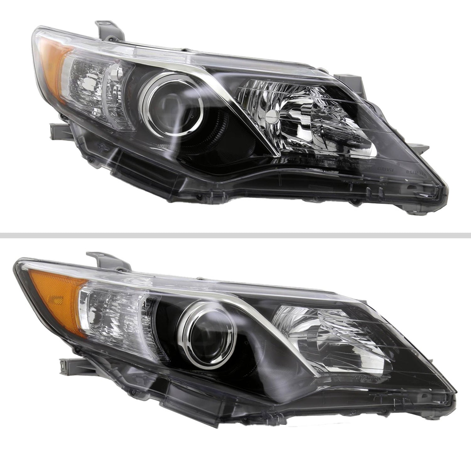 2012-2014 Toyota Camry Projector Headlight Amber Reflector Passenger Side