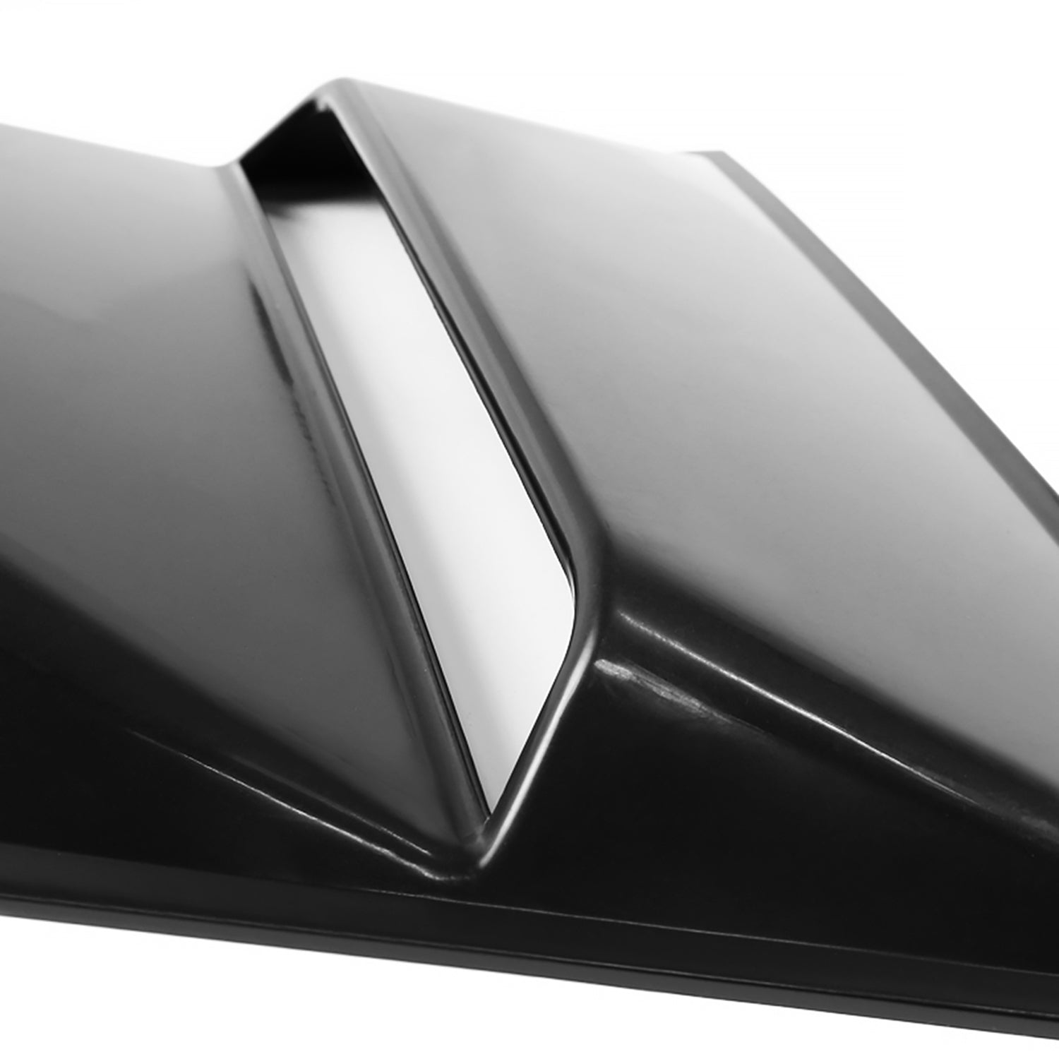 2015-2018 Ford Mustang Black ABS Quarter Side Window Louvers Vent